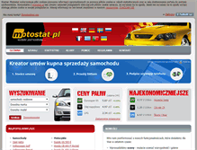 Tablet Screenshot of motostat.pl